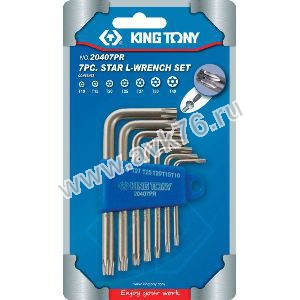 King Tony 20407PR �������� ������ �-�������� TORX